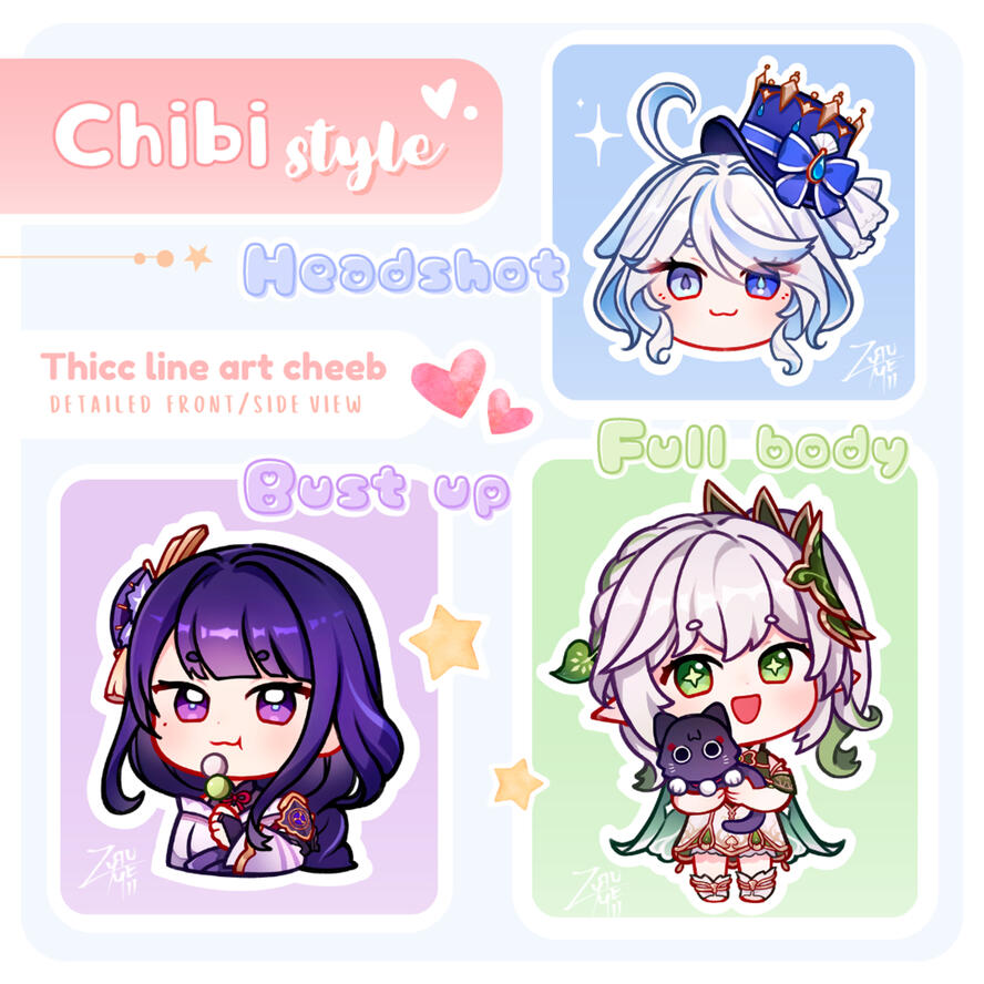 Chibi styles